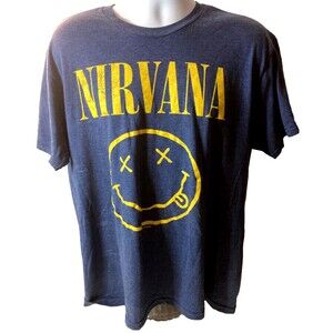 TEE Shirt   Nirvana  Size Large.  Blue Gray In Color